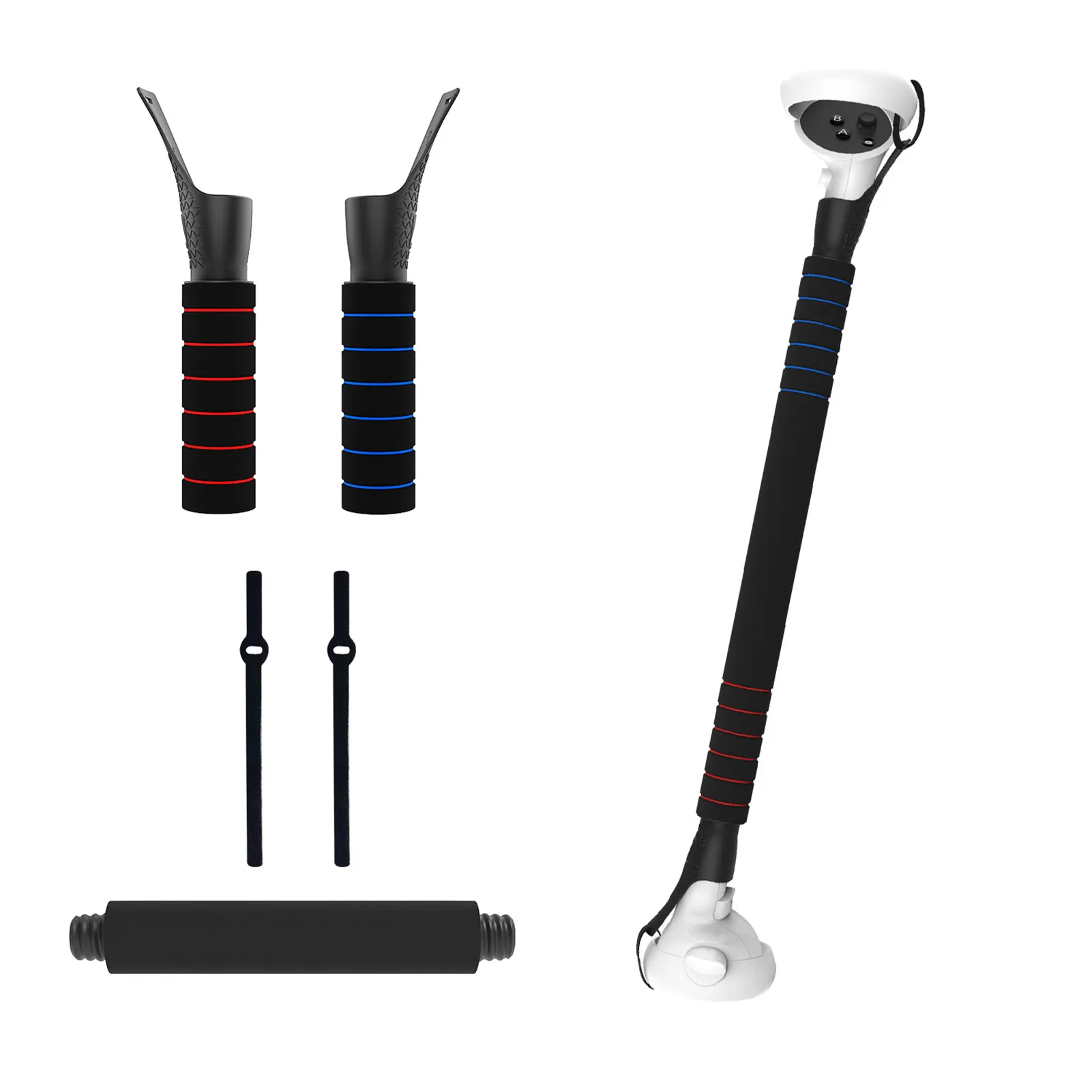 

Dual Handles Extension Grips For Oculus Quest 2 Quest or Rift S VR Touch Controllers Playing Beat Saber Games Accessories