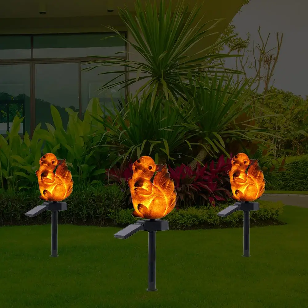 

Solar Power LED Squirrel Lawn Light Outdoor Waterproof Yard Landscape Lamp