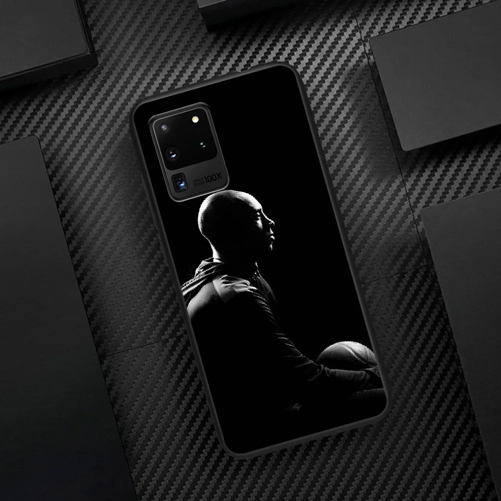 

Basketball Kobe Black Mamba 24 Phone Case Cover Hull For Samsung Galaxy S 6 7 8 9 10 e 20 Edge Note 8 9 10 Plus black Funda