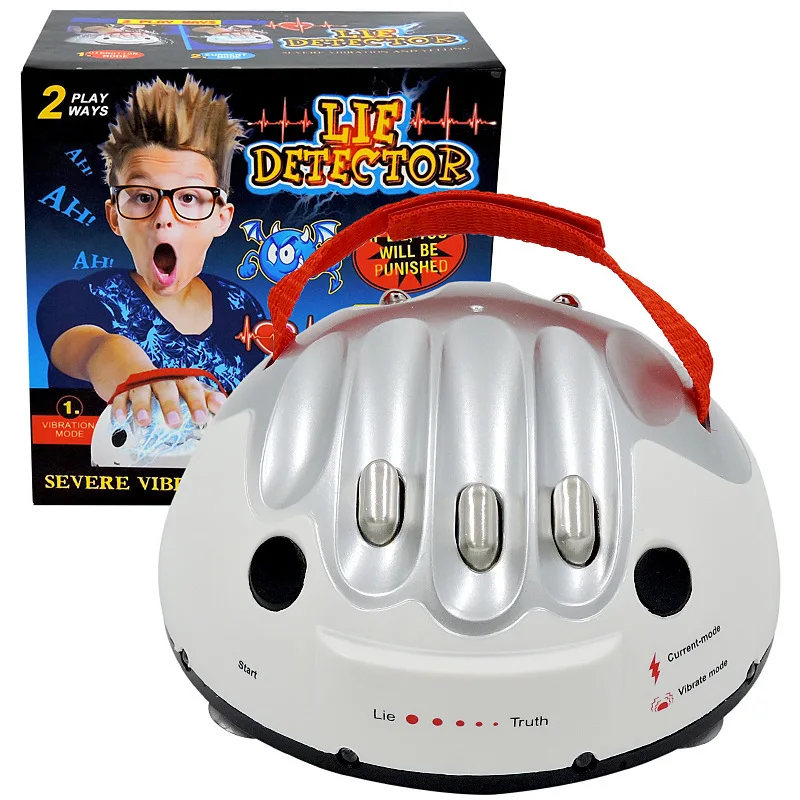 

Lie Detector Toys Tricky and Funny Lies Electric Shock Party Toys Truth or Dare Board Game