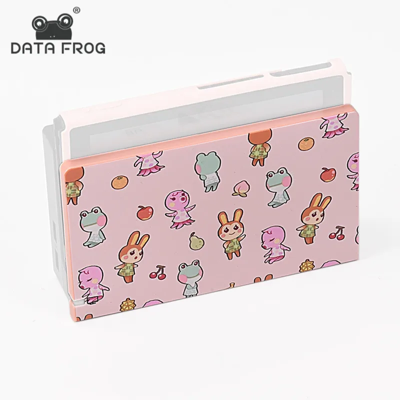 

DATA FROG Protective Soft Shell for Nintendo Switch Stand Kawaii TV Dock Base Protective Case for Nintendo Switch Accessories