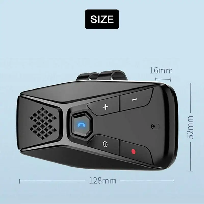 

Wireless Bluetooth Handsfree Car Kit Auto Sun Visor Car Receiver Car Music Audio Bluetooth Player MP3 Visor Speaker Adapter