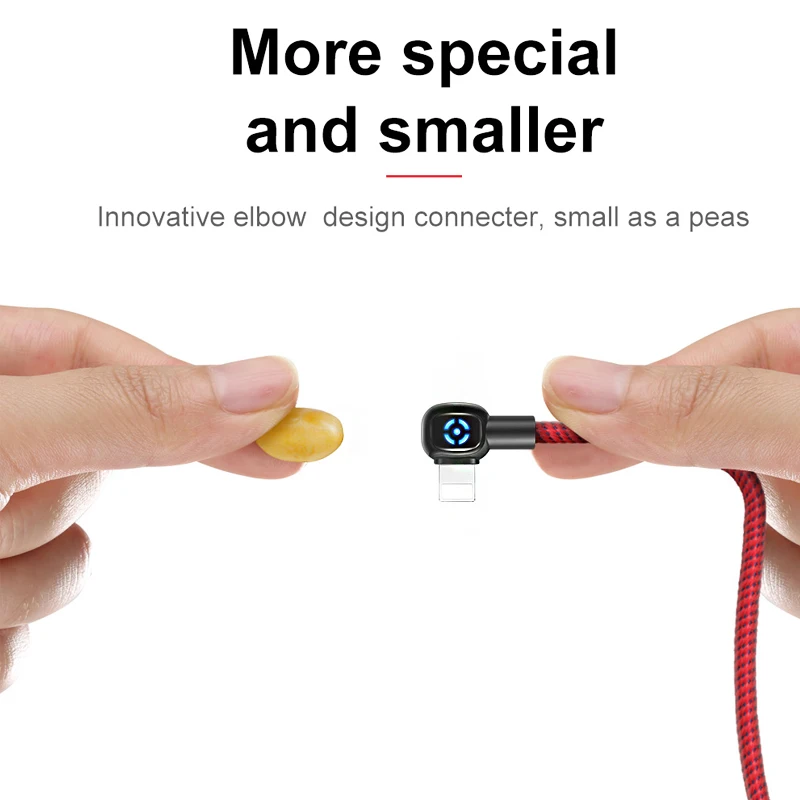 Светодиодный USB кабель Mcdodo с автоматическим отключением для быстрой зарядки и