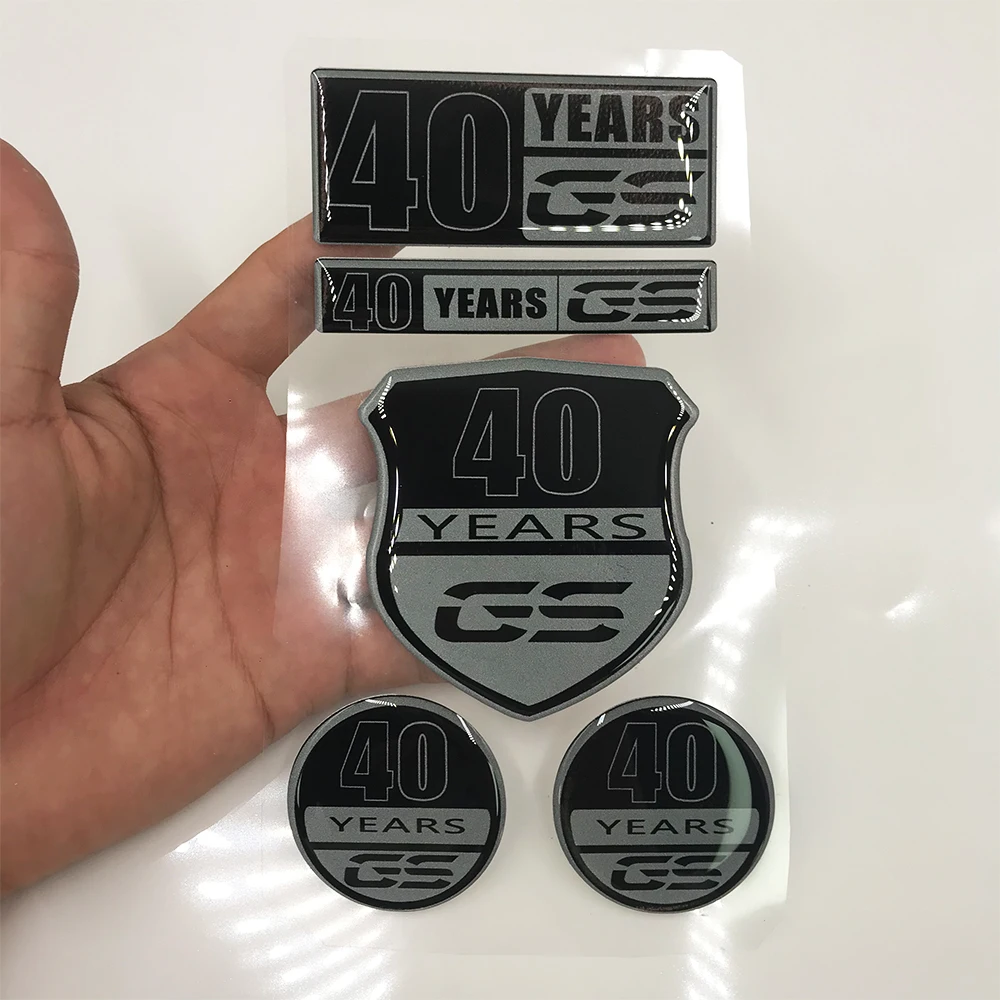 

3D резиновые наклейки на бак мотоцикла 40 лет, чехол для BMW F700GS F800GS F850GS G310GS F650GS R1200GS R1250GS, наклейки