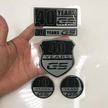 3D Resin Motorcycle Tank Pad 40 Years Sticker Case For BMW F700GS F800GS F850GS G310GS F650GS R1200GS R1250GS Decals