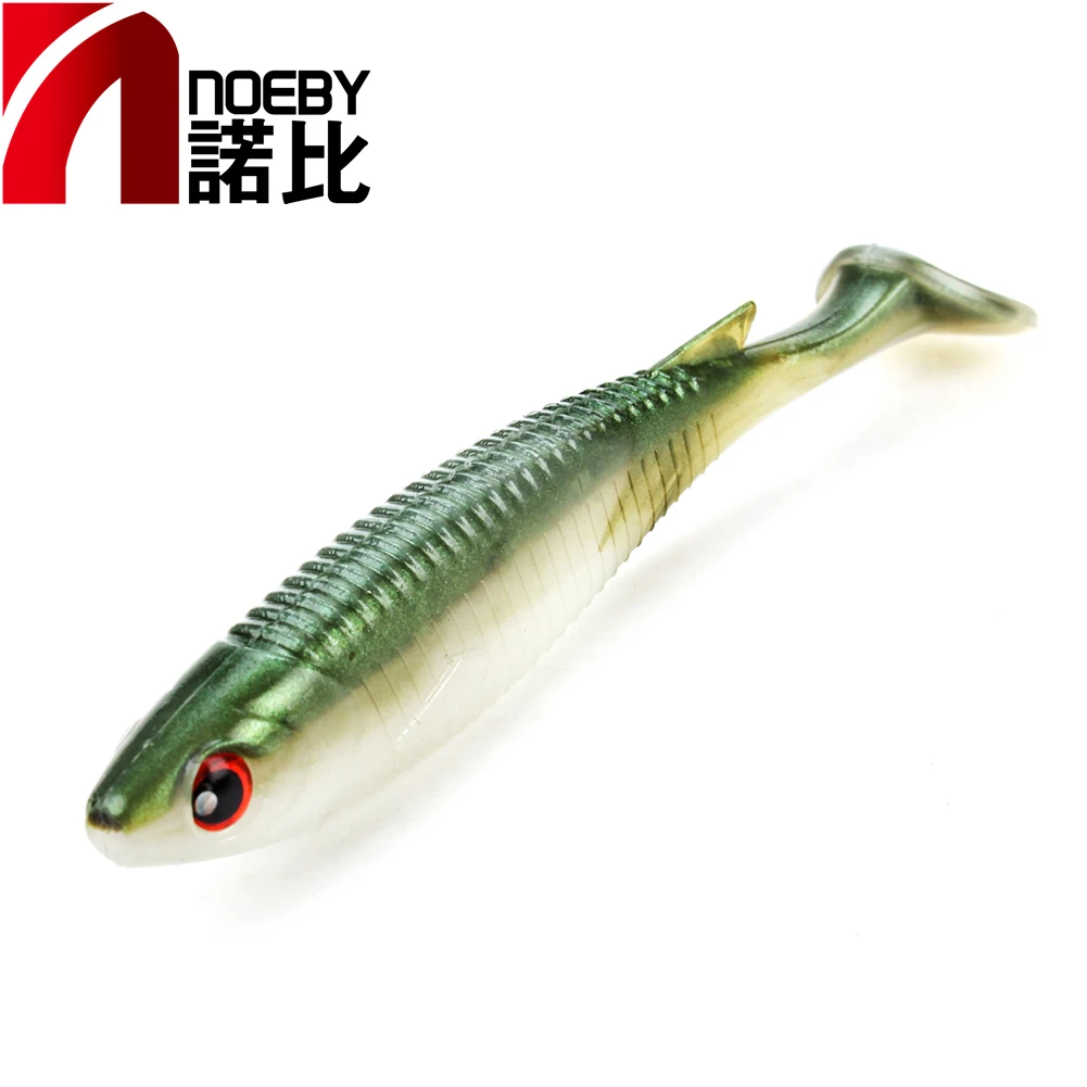 NOEBY 5485 мягкая рыболовная приманка pesca силиконовая Приманка Мягкая 3D глаза весло