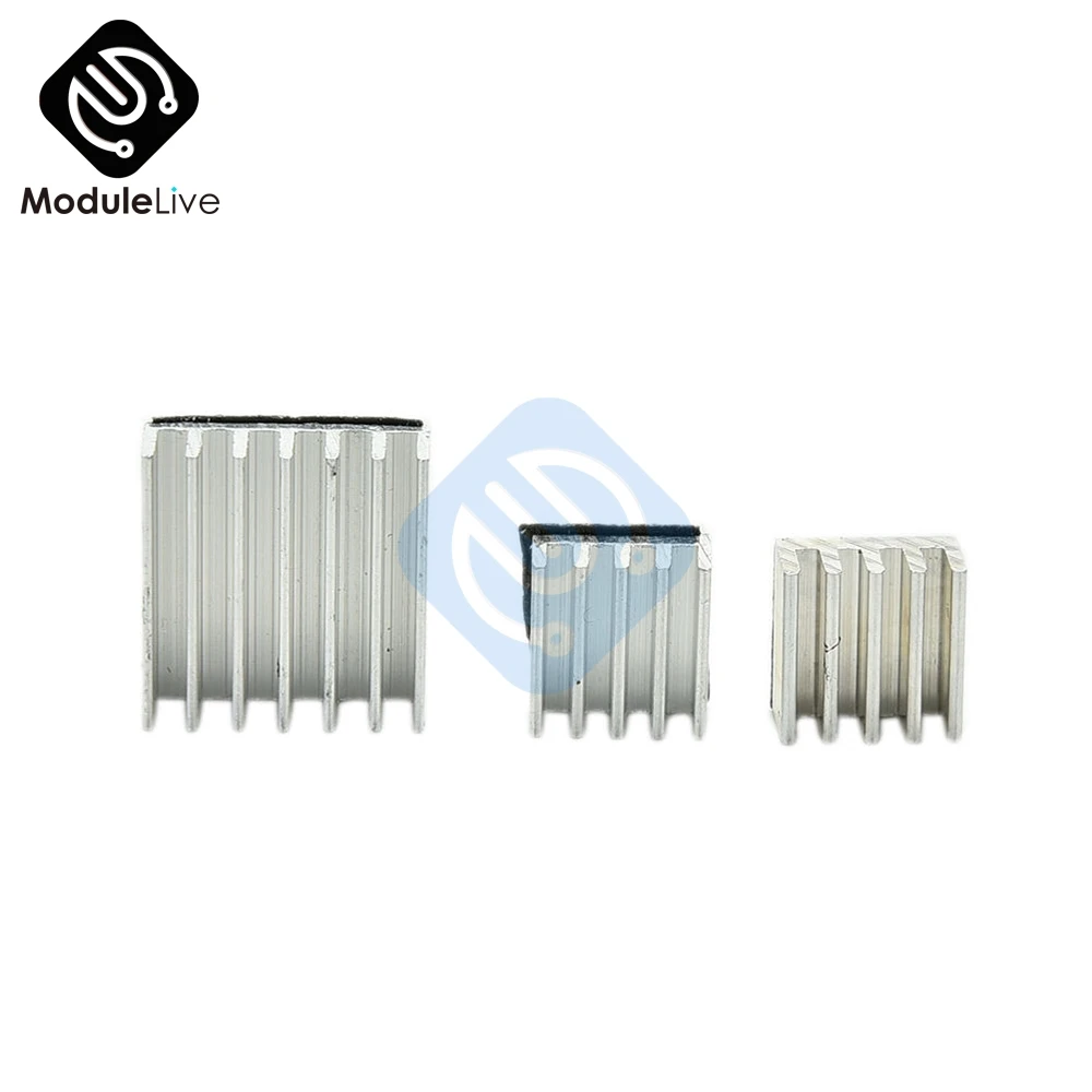 3 шт./компл. один комплект алюминиевый радиатор охлаждения клейкий для Raspberry Pi |