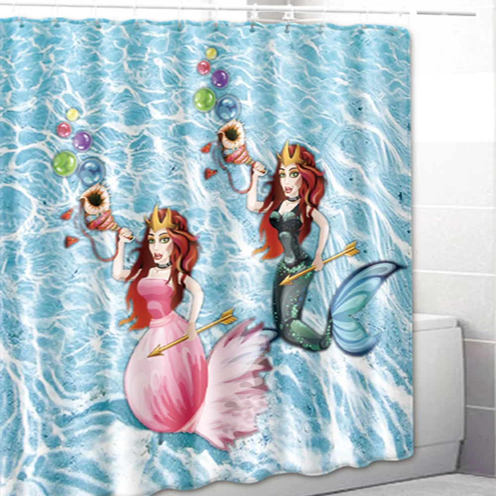 Современные модные дамские занавески для душа с крючками домашние декоративные