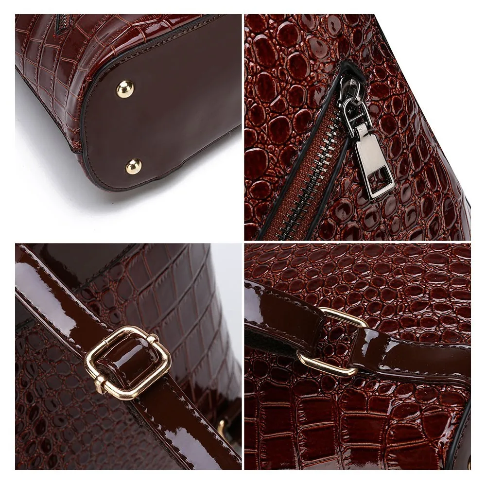 Роскошные комбинированные сумки TTOU из крокодиловой кожи дизайнерский кошелек