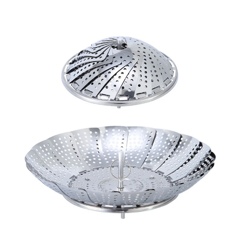 Складная рама для пароварки из нержавеющей стали Овощная кухонная корзина