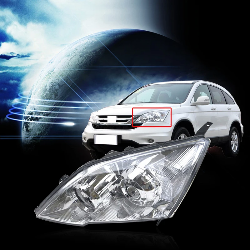 Передний светильник CAPQX для CRV RE1 RE2 RE4 2007 2008 2009 2010 2011 налобный фонарь 33101 SWN H01|headlights