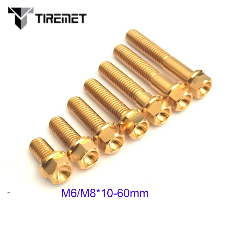 Tiremet Титан болты фланца с шестигранной головкой винт M6 M8x 10 15 16 18 20 25 30 35 40 45 50 55 60 мм
