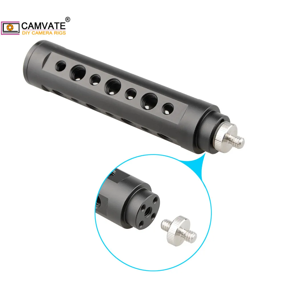 Рукоятка для камеры CAMVATE из алюминиевого сплава с наружной резьбой 1/4 &quot-20&quot
