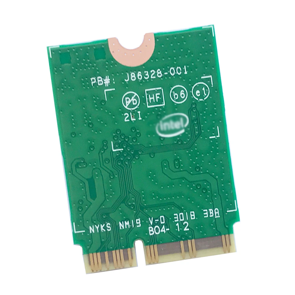Intel Wi-Fi 6 AX201 Bluetooth 5 0 Dual Band 2 4G/5G Wireless NGFF Button E CNVi Wifi Card AX201NGW 4 ГГц/5G hz 802.11ac / ax |
