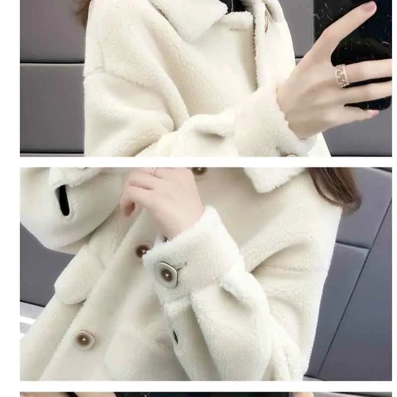 

Granule sheep shearing lamb fur fur one tide new style small fragrance short coat in autumn and winter fashion female tide