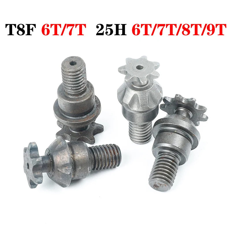 

47CC49cc 25H/T8F 6 7 8 9T Sprocket Minimoto Variator Tooth Clutch Drum Gear Box Go Kart Motorcycle for Pit Bike Mini Moto Chains