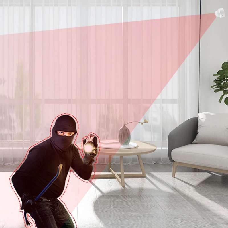Tuya Anti-pet Infrared Alarm Wireless Detector 433MHZ Human Motion Sensor Smart Life APP Control Battery Power | Безопасность и