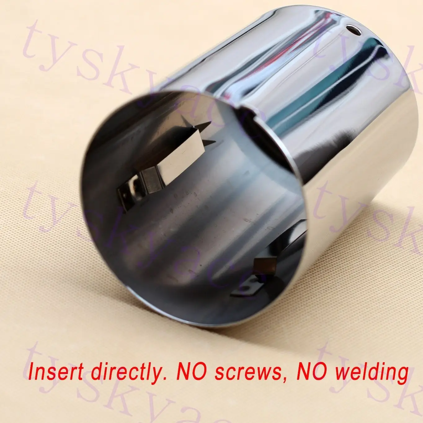 Сталь выхлопной трубы автомобиля глушитель отделка Подходит для BMW X3 F25 28i xDrive 2011