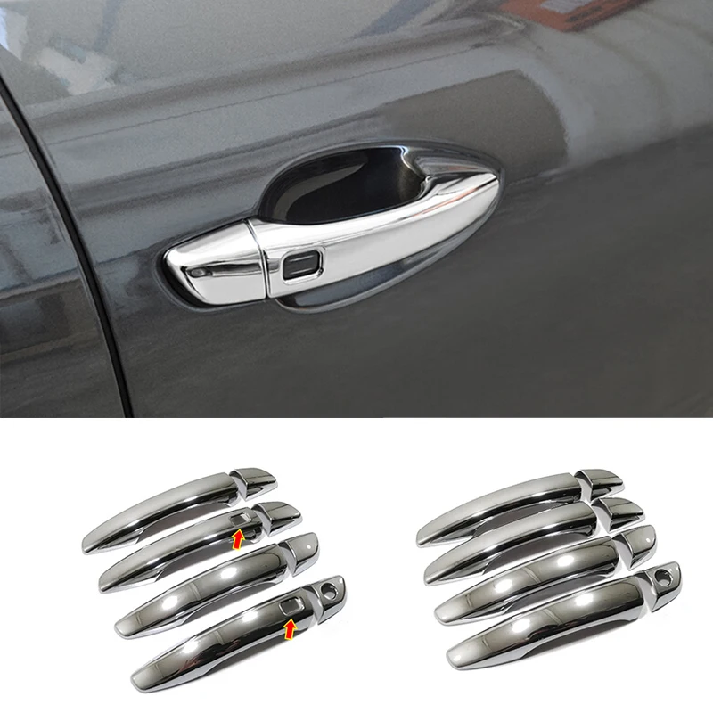 

For Peugeot 508 Allure SW GT 2018 2019 Accessories ABS Chrome Car door protector Handle Decoration Cover Trim Car Styling 8pcs