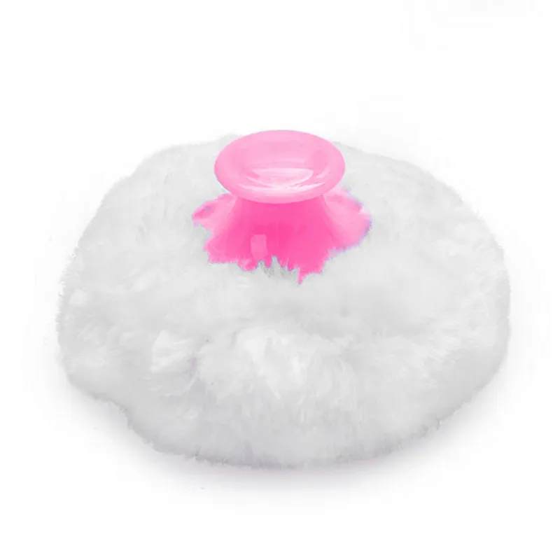 New High Quality Baby Soft Face Body Cosmetic Powder Puff talcum powder Sponge  Case Container 1Pcs images - 6