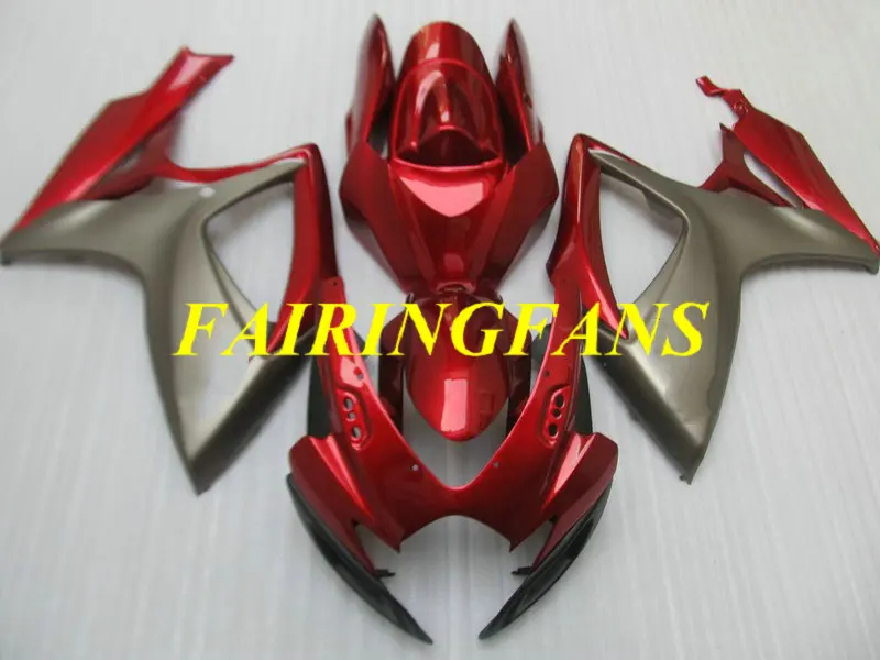 Комплект обтекателей под давлением для кузова GSXR600 750 K6 06 07 GSXR 600 GSXR750 2006 2007 ABS