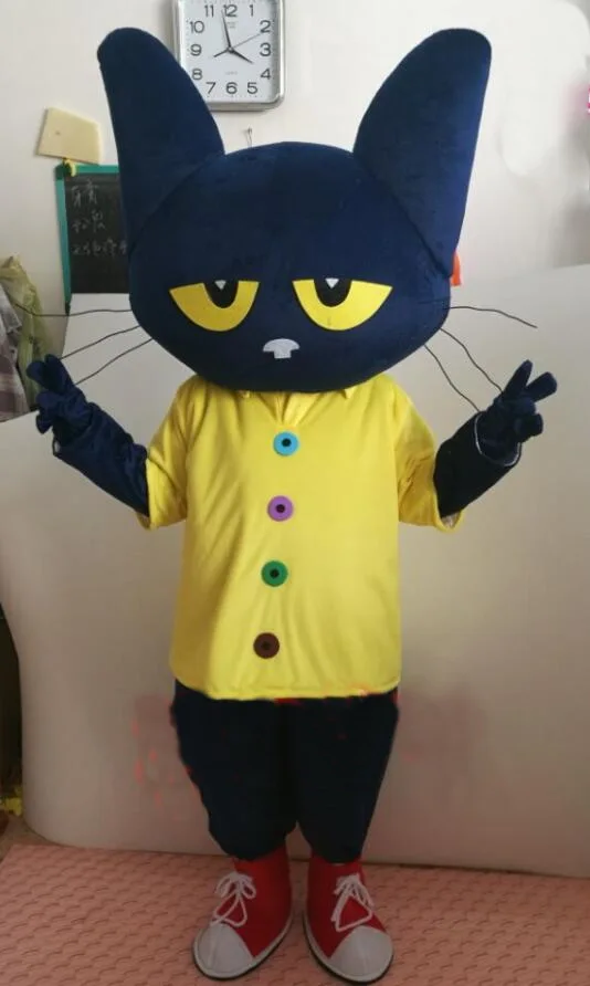 

Pete Cat Mascot Costume Suit Cosplay Party Game Dress Outfits Clothing Advertising Carnival Halloween Xmas Easter Festival Adult