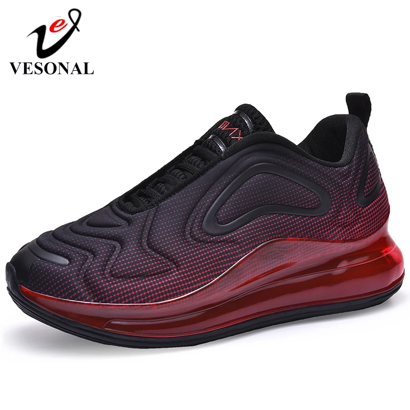 VESONAL Brand Comfort Lycra Sneakers Men Casual Shoes For Adult Hot New Autumn Air Cushion Running Shoes Male Footwear Non Slip