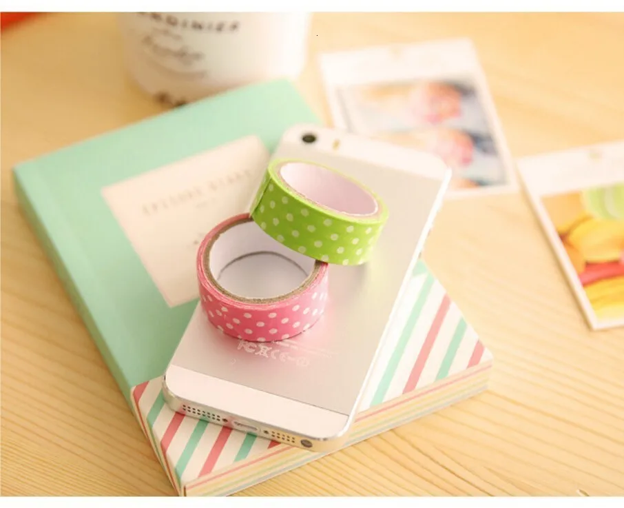 Милые Kawaii васи ленты милые цветные Маскировочные ленты дневник DIY украшения Скрапбукинг наклейки стиральная лента креативный стационарный 02406