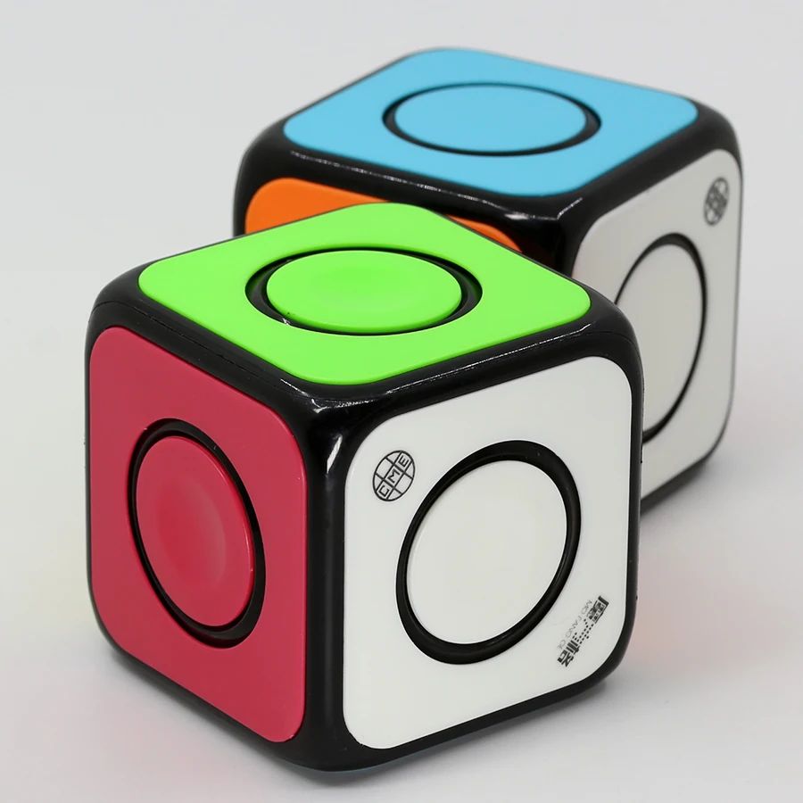 QiYi cubos de la magia dedo Spinner 1x1 куб бесконечности бесконечный куб прикольные игрушки קוביה הונגרית Cubo de rubix cubos-0
