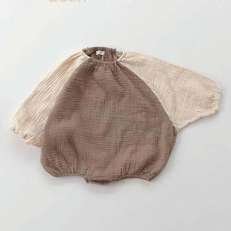 Ins/2019 г. осенний Модный комбинезон в корейском и японском стиле для маленьких