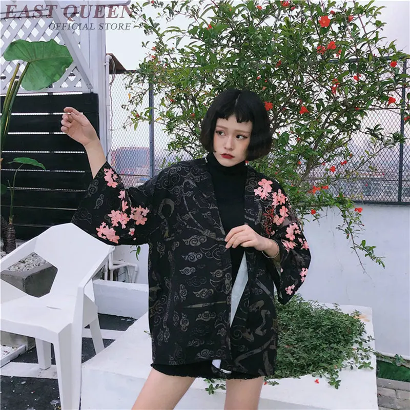 Traditional Japanese Kimonos Cardigan Thin Kimono Coat Women 2019 Summer Loose Yukata Sunscreen Clothes Cosplay Shirt Blous |