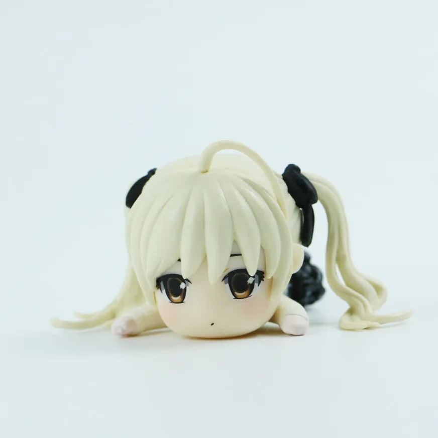 

Anime Lying down Nezuko Yosuga no Sora Kasugano Sora Lying Ver. Girls PVC Action Figure Model Car decoration Toys 3cm