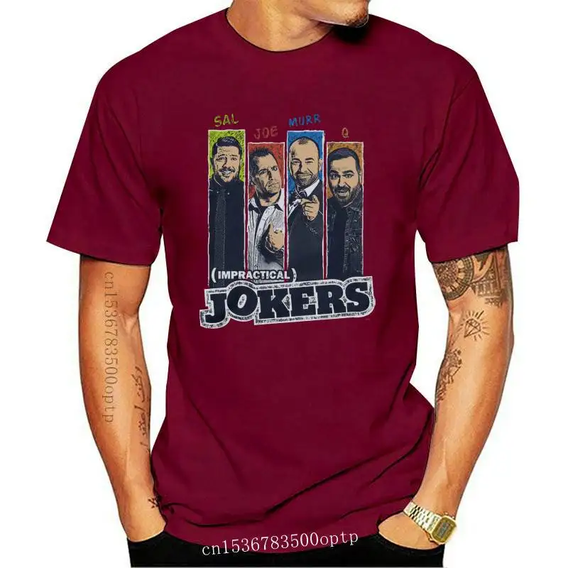 

IMPRACTICAL JOKERS TV Show Joker Pictures SLIDES Adult T-Shirt All Sizes Cartoon t shirt men Unisex New Fashion tshirt
