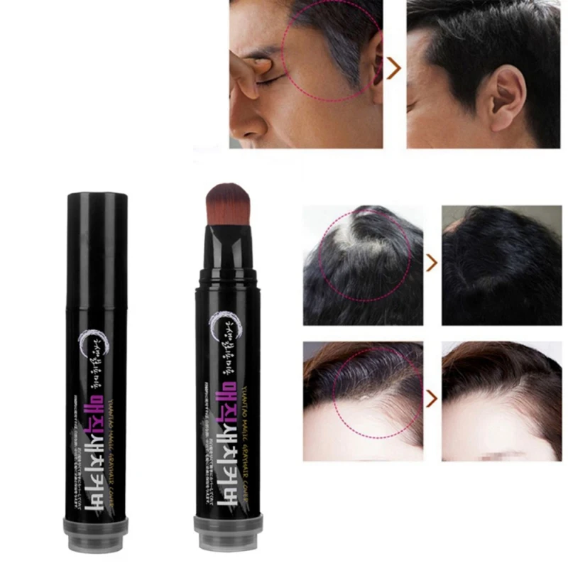 Одноразовое покрытие для корней волос седые волосы цвет быстрое окрашивание