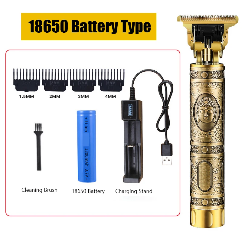 

2022 винтажные профессиональные машинки для стрижки волос T9 с USB, новая машинка для стрижки волос, Мужская бритва, триммер для мужчин, машинка ...