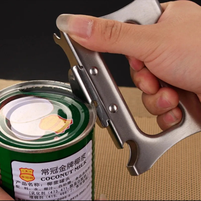 Ручной консервный нож из нержавеющей стали консервированная говядина для обеда