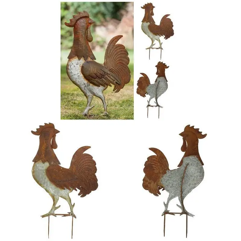 

Cast Iron Large Cock Stent Retro Style Durable for Garden House Lawn Decoration 66CY