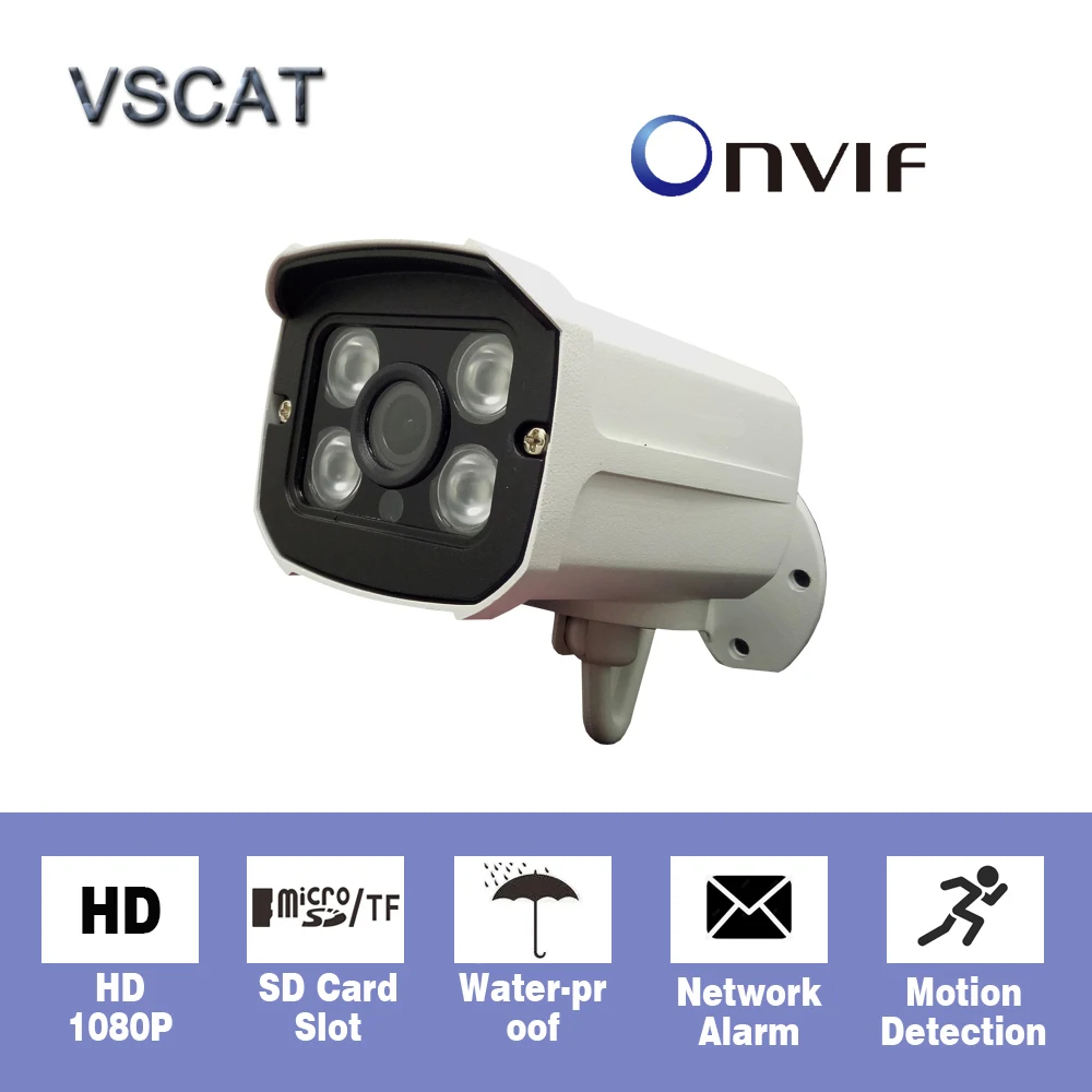 720P 1MP/ 960P 1.3MP/ 1080P 2MP HD IP камера Micro SD/TF слот для карты безопасности Onvif P2P