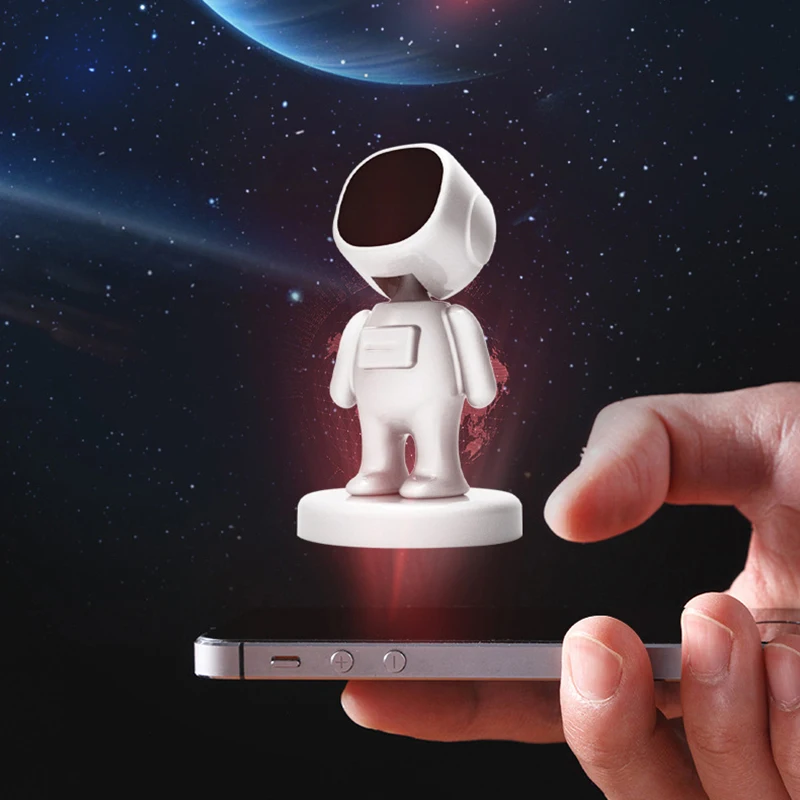Магнитный автомобильный держатель в виде астронавта вращающийся на 360 градусов