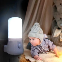 novelty led night light wall socket bedside lamp us plug ac 110 220v home decoration lamp for children bedroom drop shipping