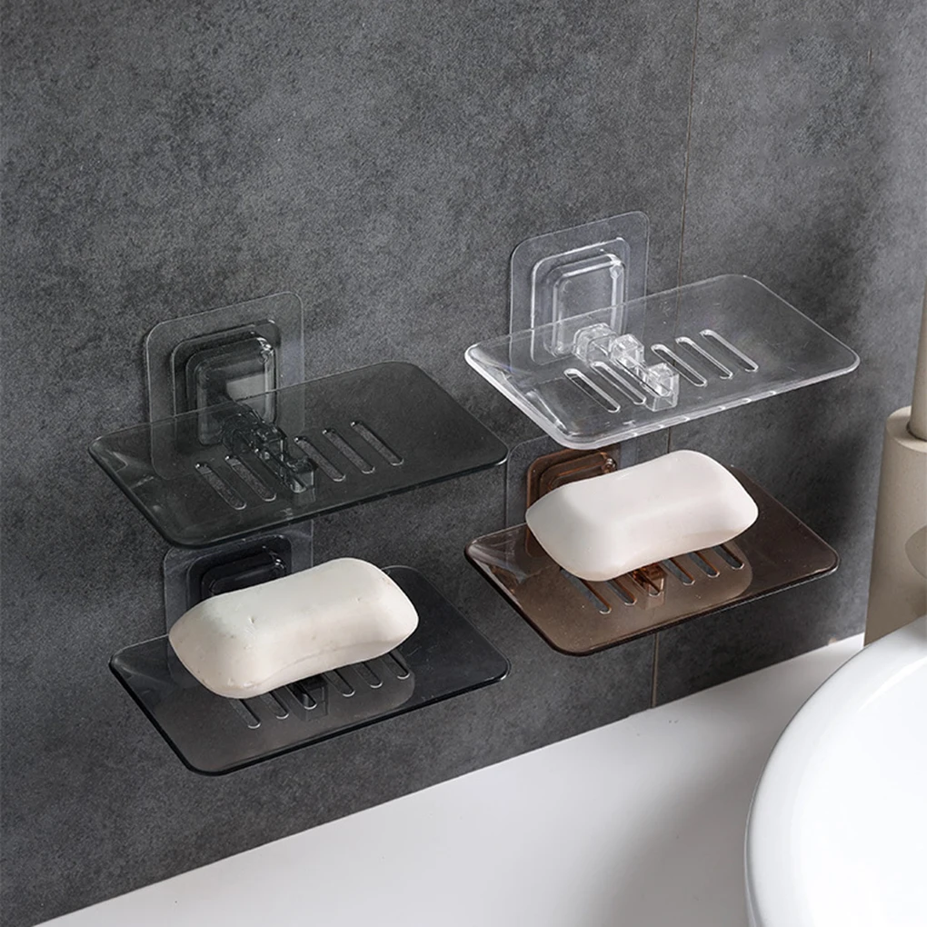 

Single Layers Soap Box Kitchen Tools Bathroom Accessories Soap Plastic Soap Draining Holder Soap Dish Container Organizers Rack