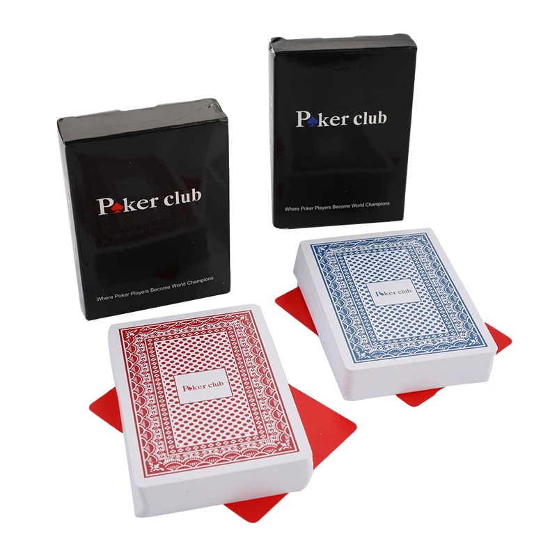 

1pack Texas Hold'em Plastic Poker Card Games Waterproof And Dull Polish Playing Cards Entertainment Board Game