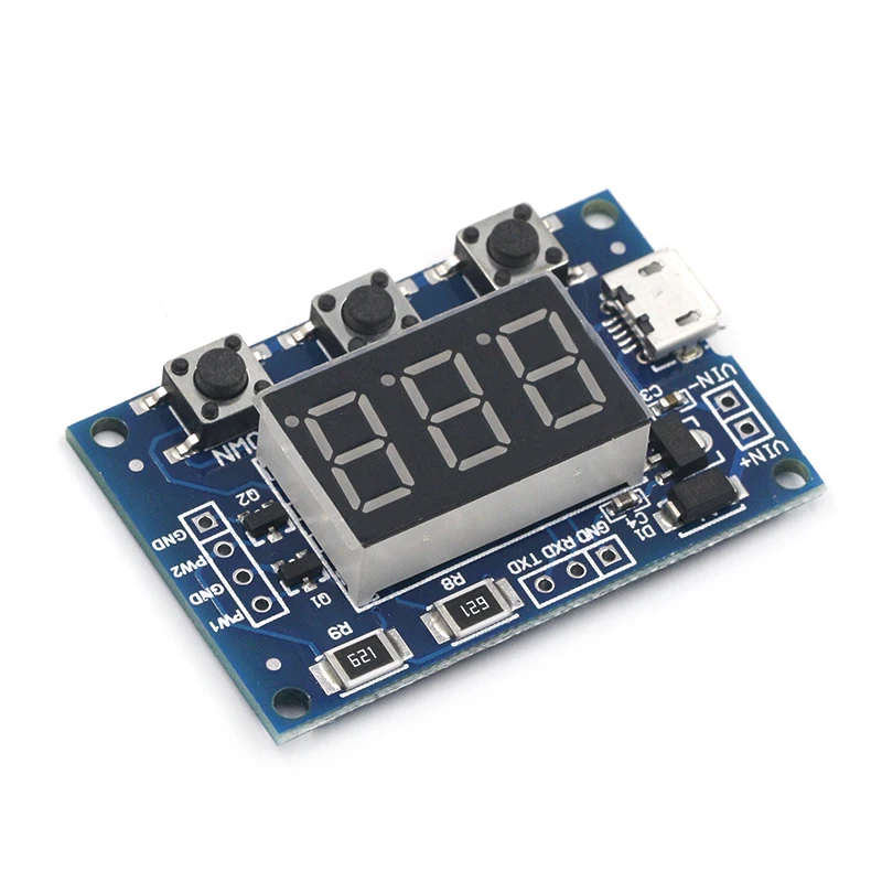 Постоянный ток 5-30V микро USB 5V Мощность независимый генератор PWM 2 канала