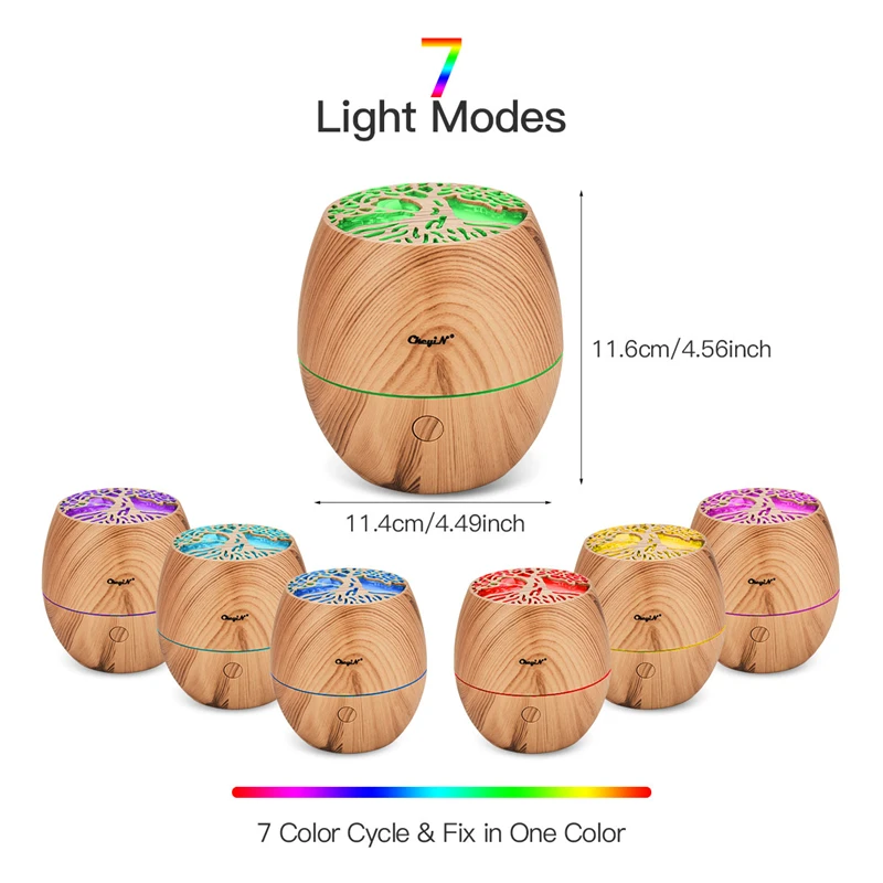 Портативный ультразвуковой увлажнитель воздуха 3 МГц 120 мл арома эфирное масло