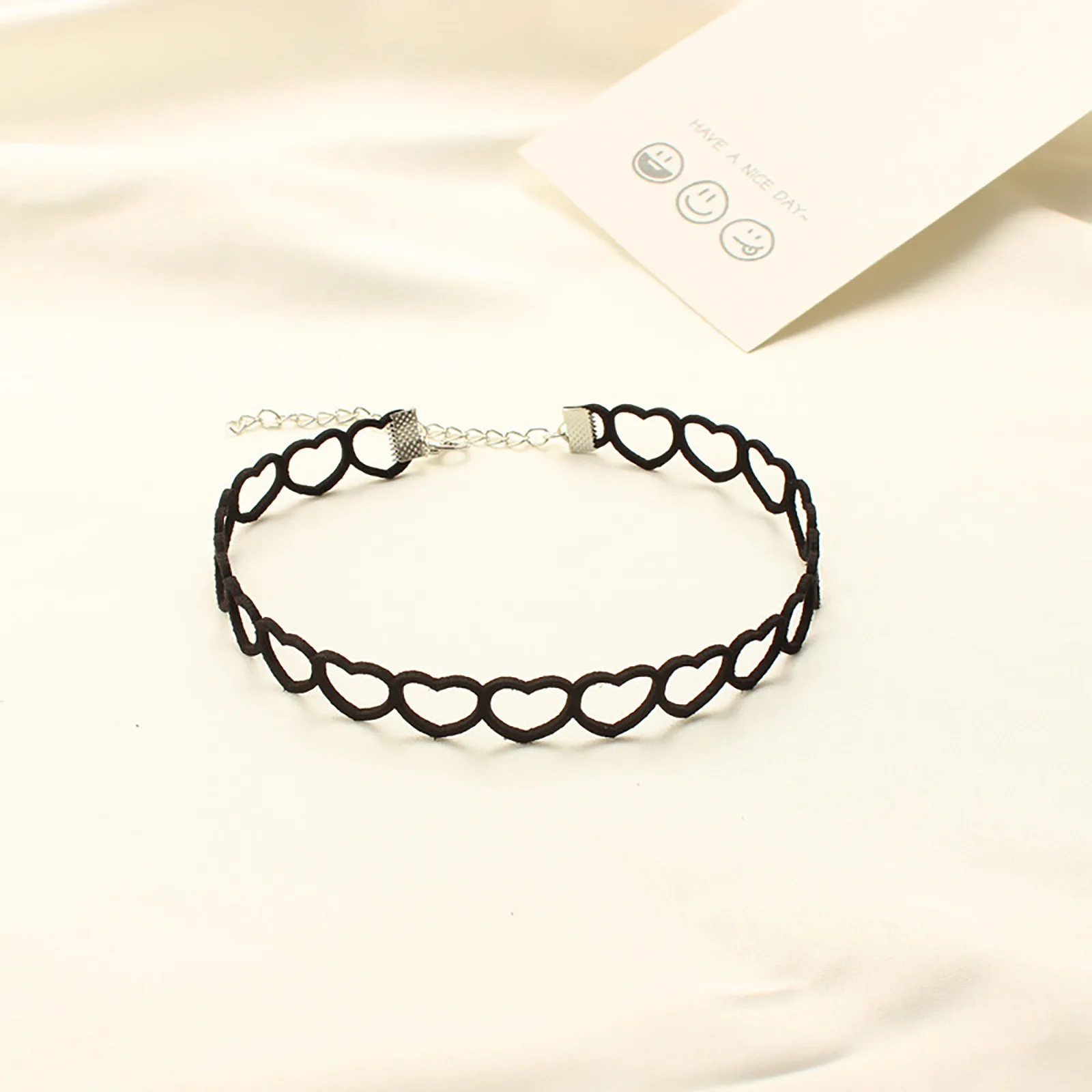 

Trendy PU Leather Choker Necklace Black Leather Belt Smooth Neck Strap Fashion Cute Chic Necklace For Women Party Jewelry Gifts