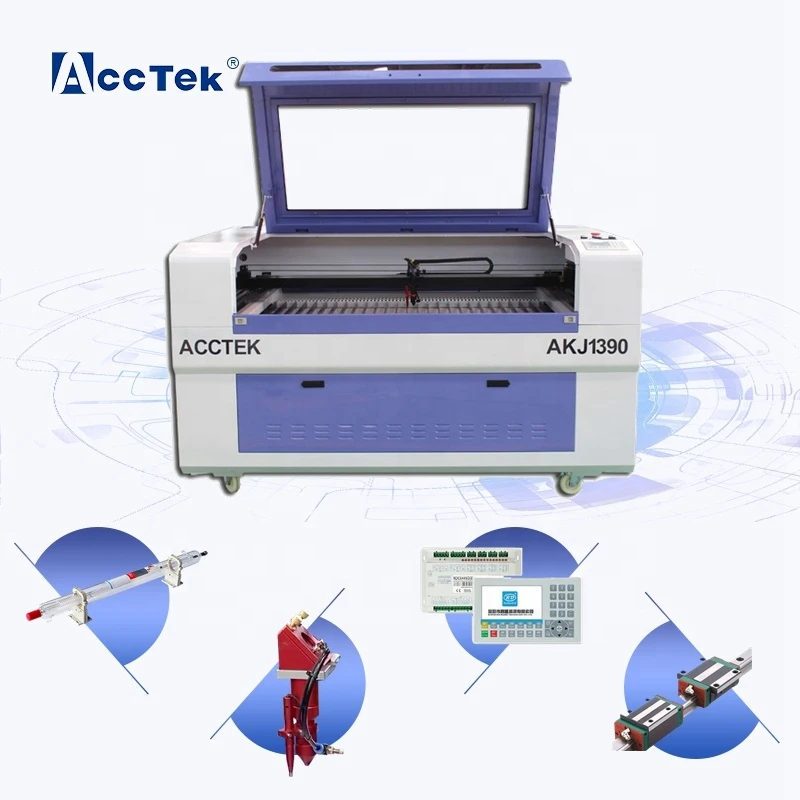 

For Engraving and Marking AKJ1390 Co2 Laser Cutting Wood Acrylic Cnc Machine