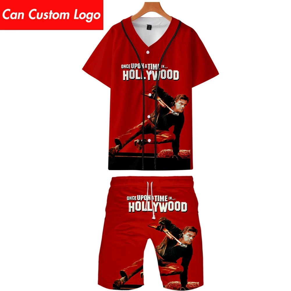 Once Upon A Time In Голливуд комплект из двух предметов куртки и шорты Kpop модная новинка