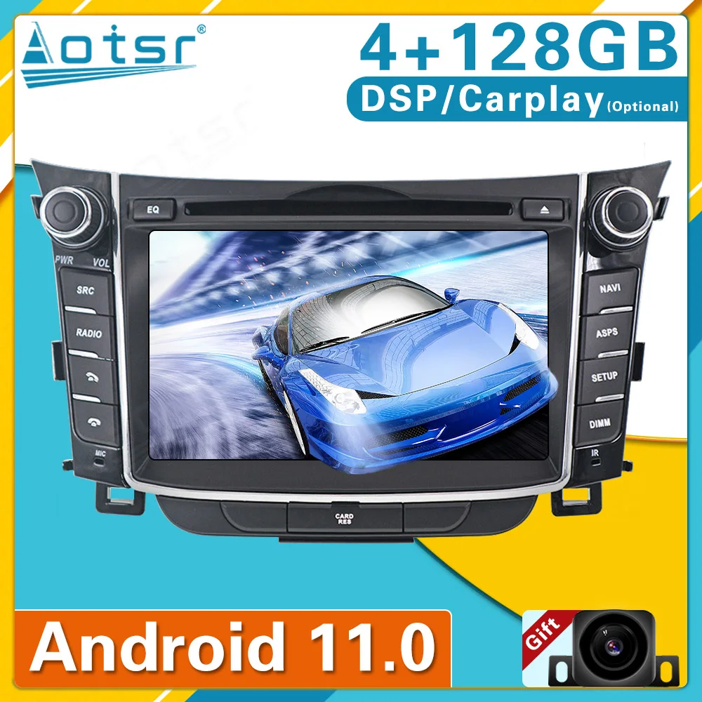 

Магнитола для Hyundai I30 Elantra GT 128-2012, Android 11, 4 + 2016 ГБ