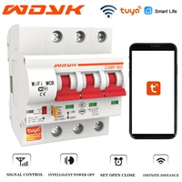 wdyk 3p smart circuit breaker wifi automatic switch remote control circuit overload protector tuyaapp remote controul