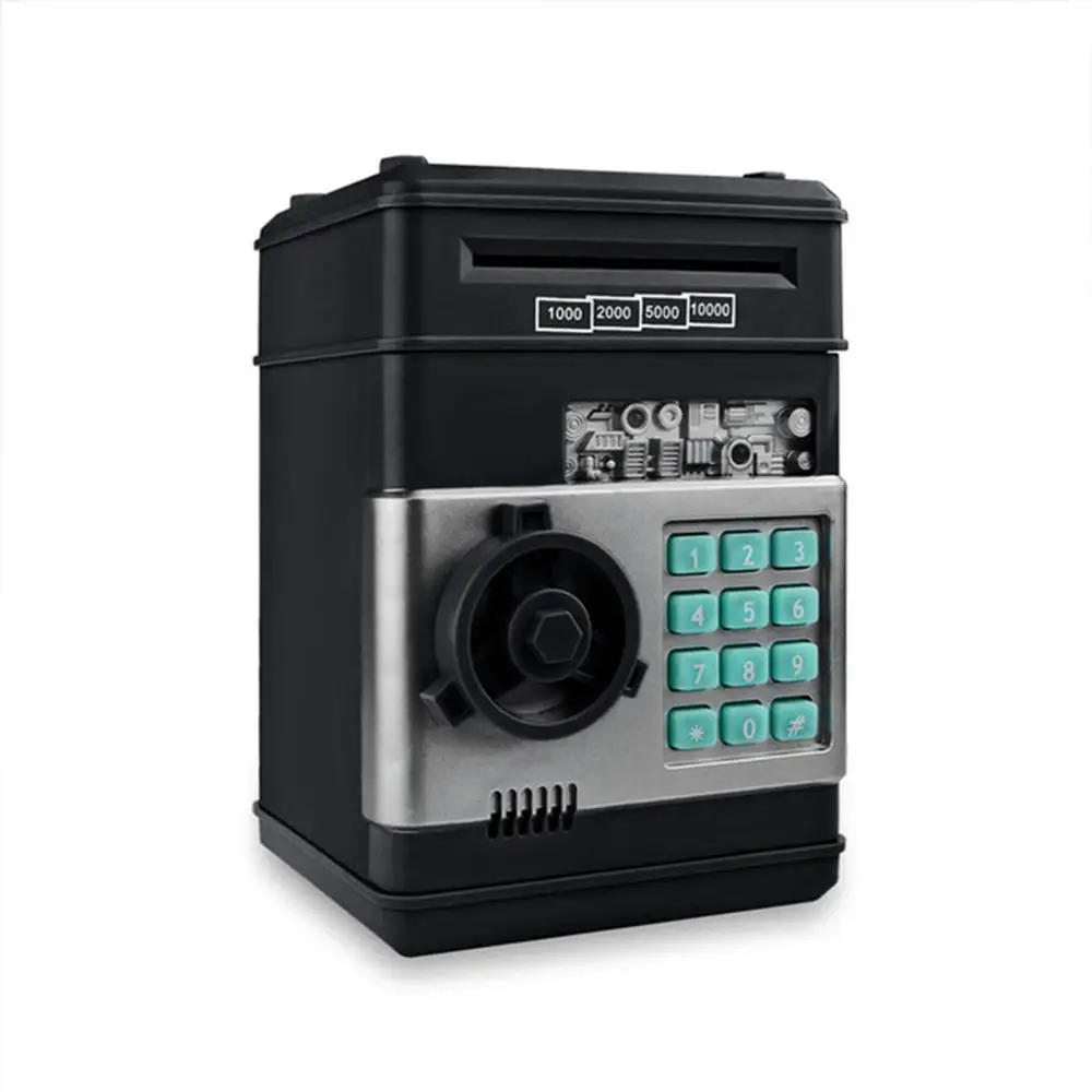 Электронная Копилка с паролем банкомат сейф для банкнот монет Автоматический